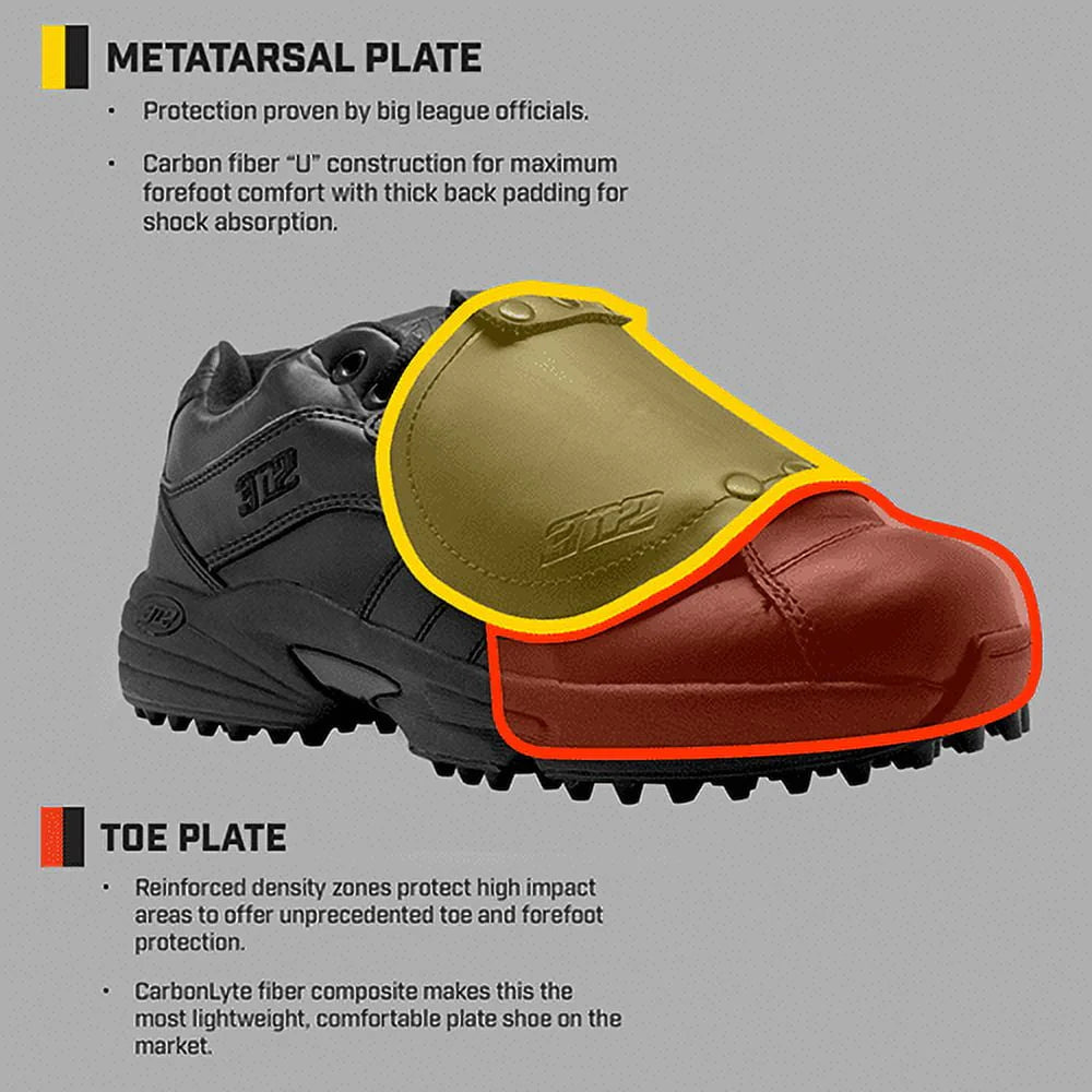 Patent Leather Umpire Shoes E572