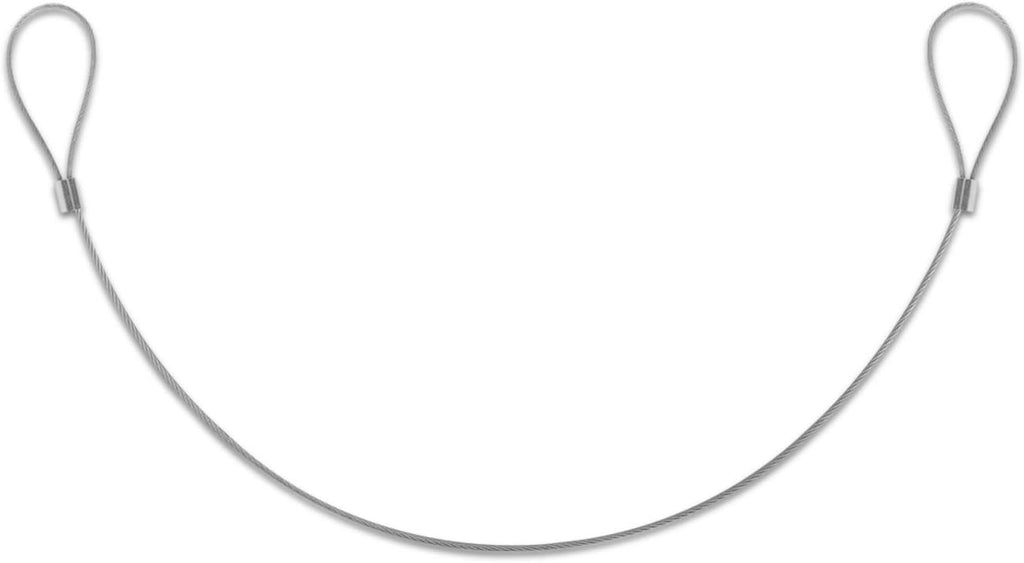 30 Pack 12 inch Adjustable Nylon Coating Security Cable Tether J8745