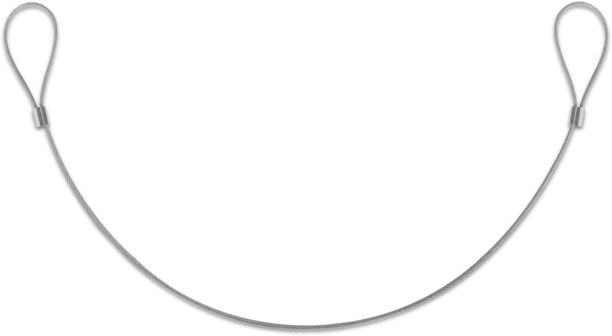 30 Pack 12 inch Adjustable Nylon Coating Security Cable Tether J8745