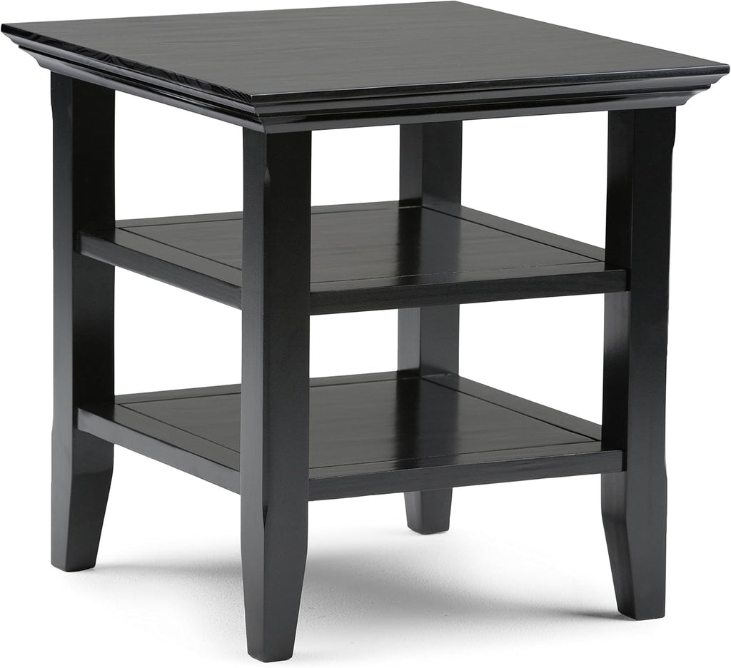 19 inch Rustic Natural Aged Brown End Table X328778