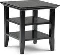 19 inch Rustic Natural Aged Brown End Table X328778