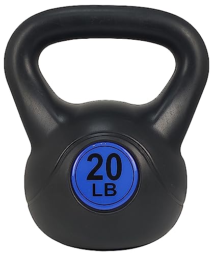 3-Piece Kettlebell Weight Set, 5 lbs, 10 lbs, 15 lbs, 20 lbs, Set of 3 or Set of 4 J117229