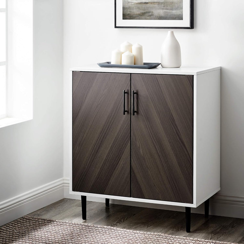White 2 Door Accent Cabinet S82985