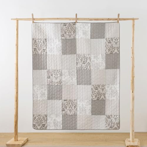 50" x 60" Cotton Quilted Throw Blanket R330732