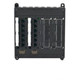 Patch Panel - CAT 6 - RJ-45 X 12 - Black ABS plastic - 12 ports B25082