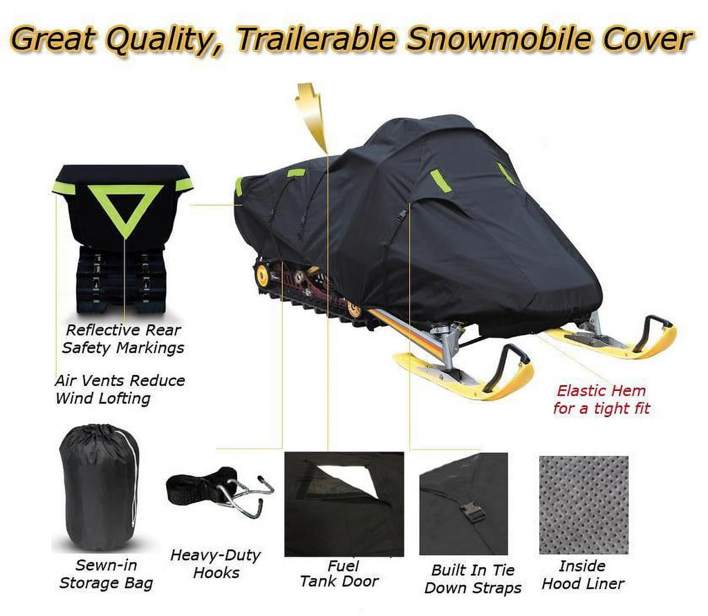 Trailerable 600 Denier Snowmobile Cover S299
