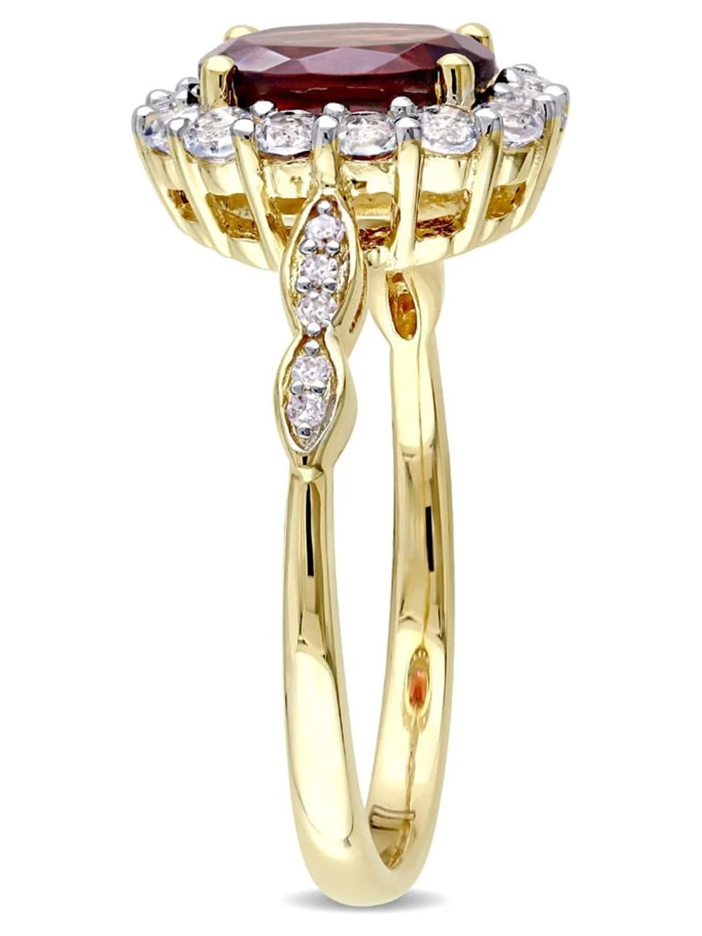 14K Yellow Gold Fashion Ring with Diamonds Y6978
