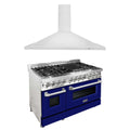 48 in. Dual Fuel Range with Range Hood Appliance Package J74164