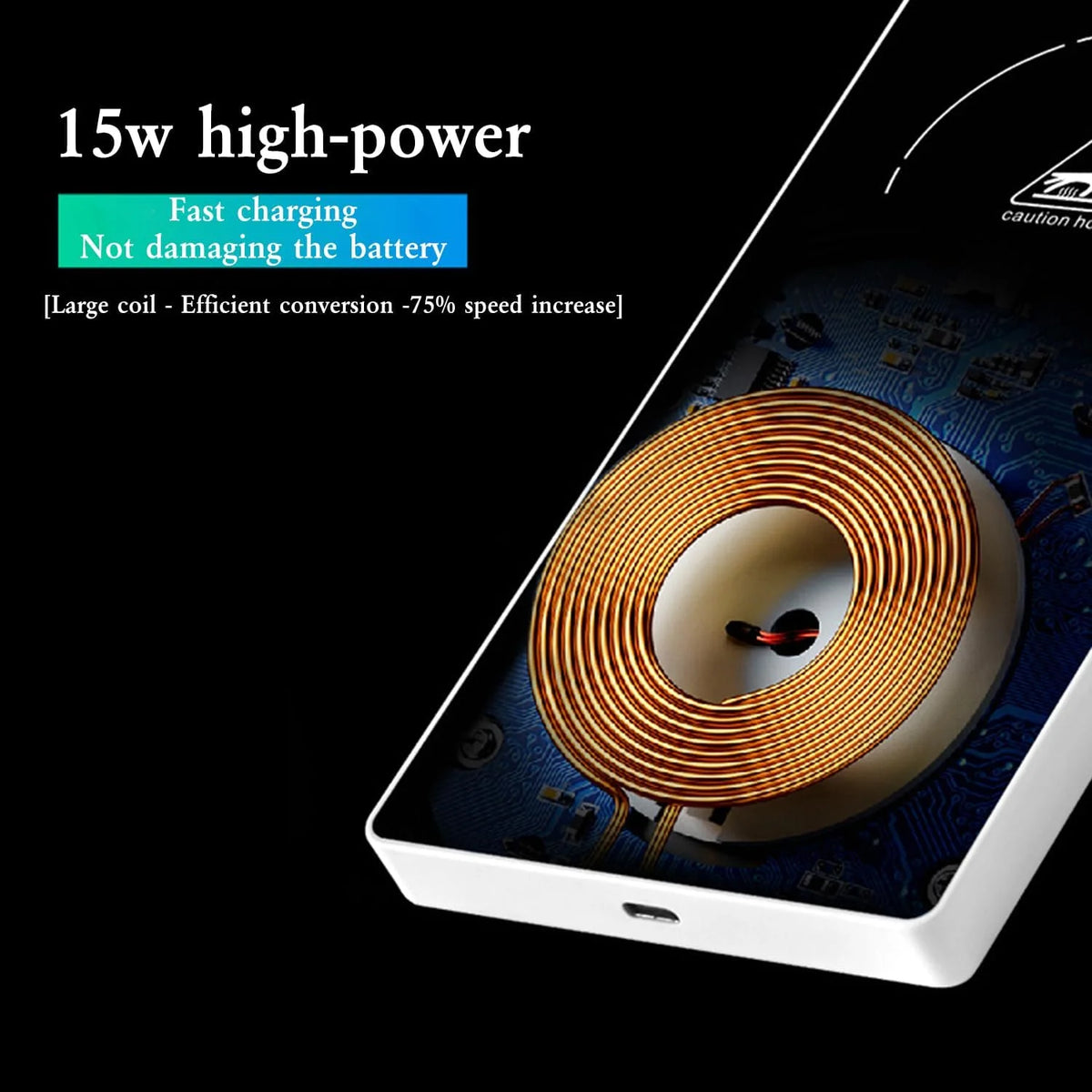 Coffee Mug Warmer 2 in 1 Wireless Charger B8737