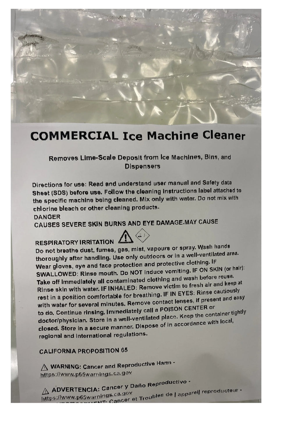 Ice Machine Cleaner J969317