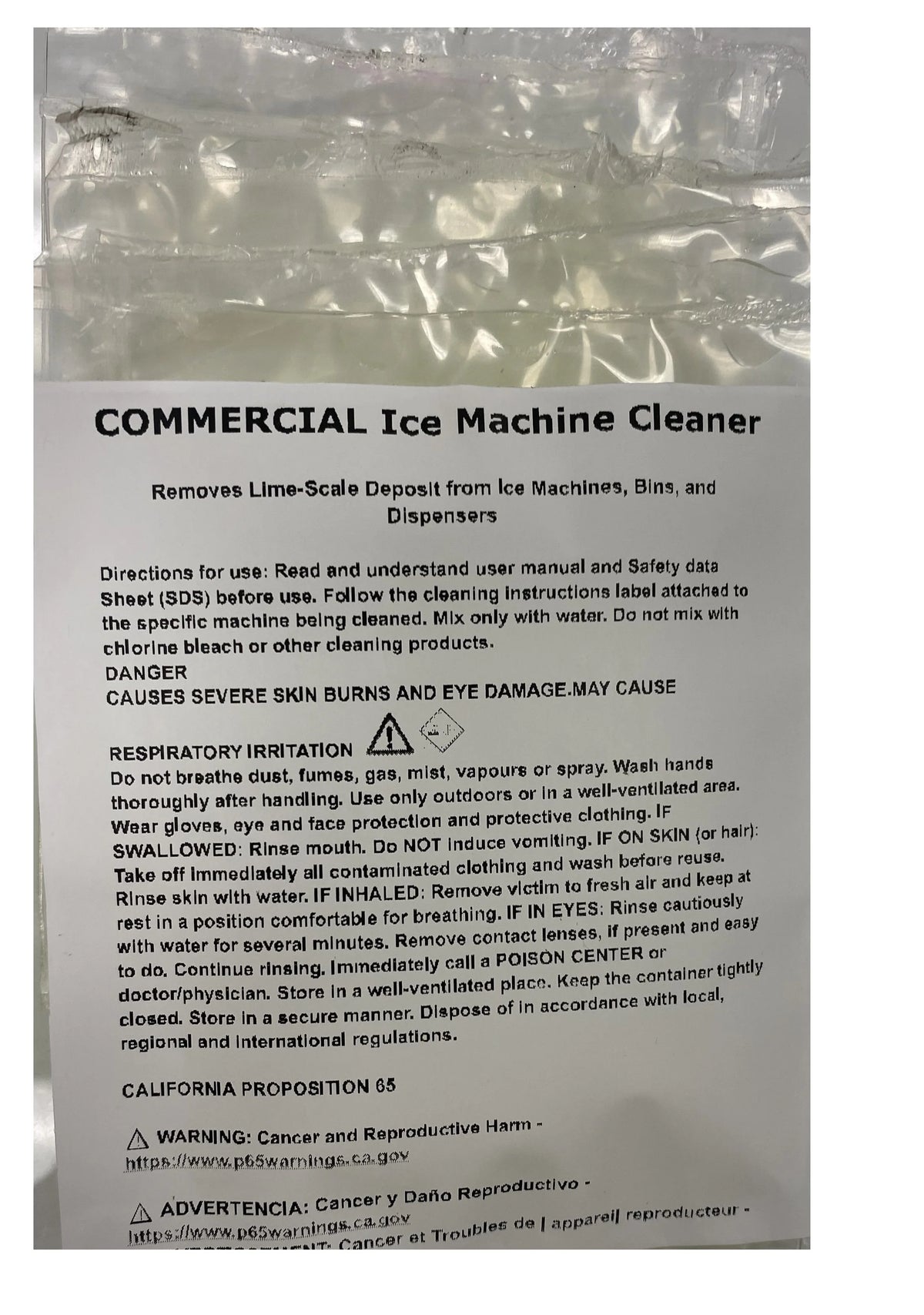 Ice Machine Cleaner J969317