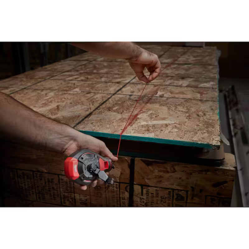 100 ft. Chalk Reel Kit with Red Chalk O411086