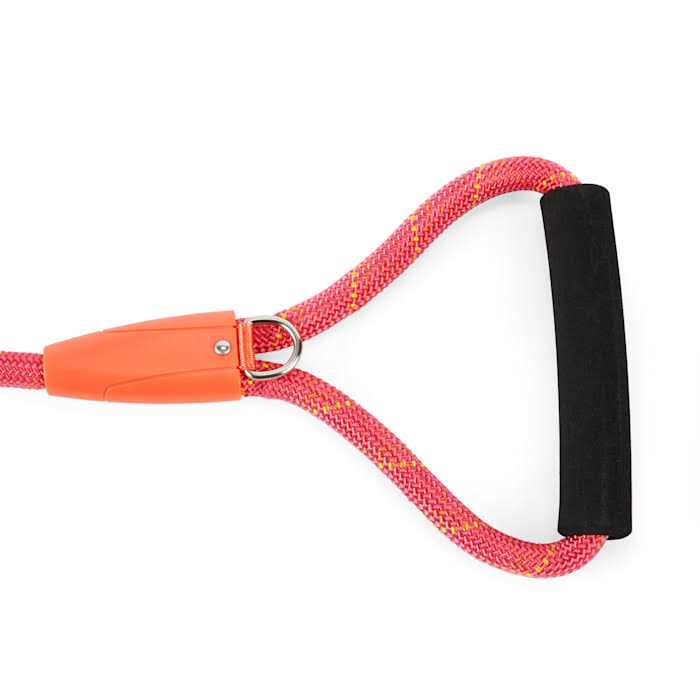 Pink & Orange Dog Lead A865
