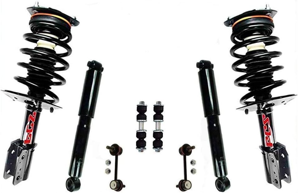 Front Complete Strut Assembly Rear Shocks & Front & Rear Links R62609