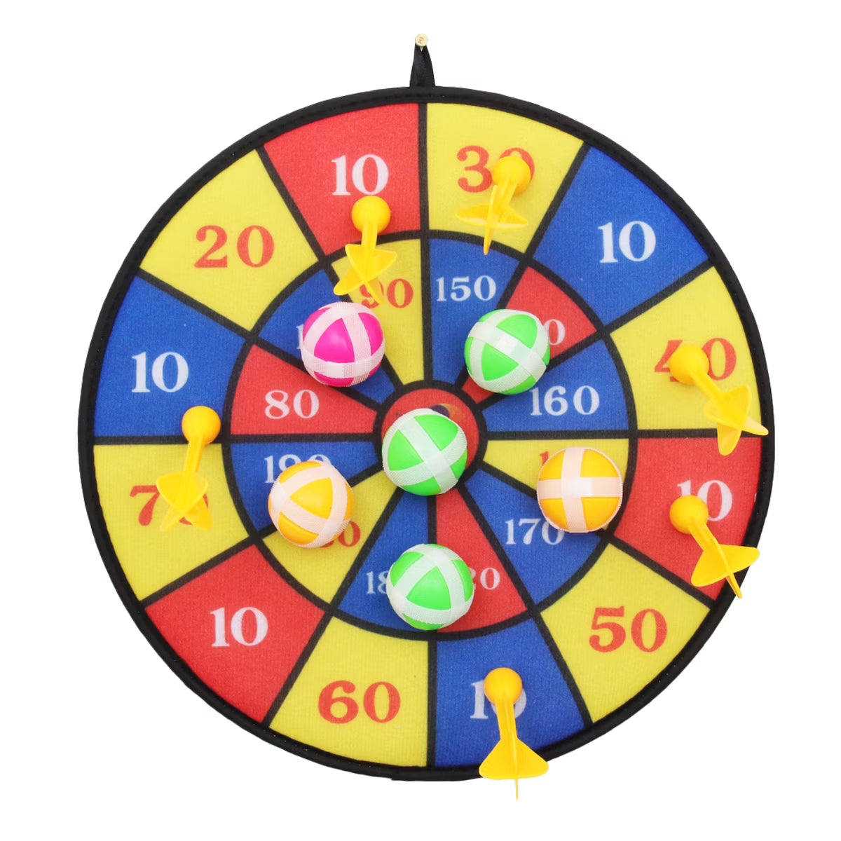 Flocking Dart Board with 4pcs Darts Dartboard Set A744