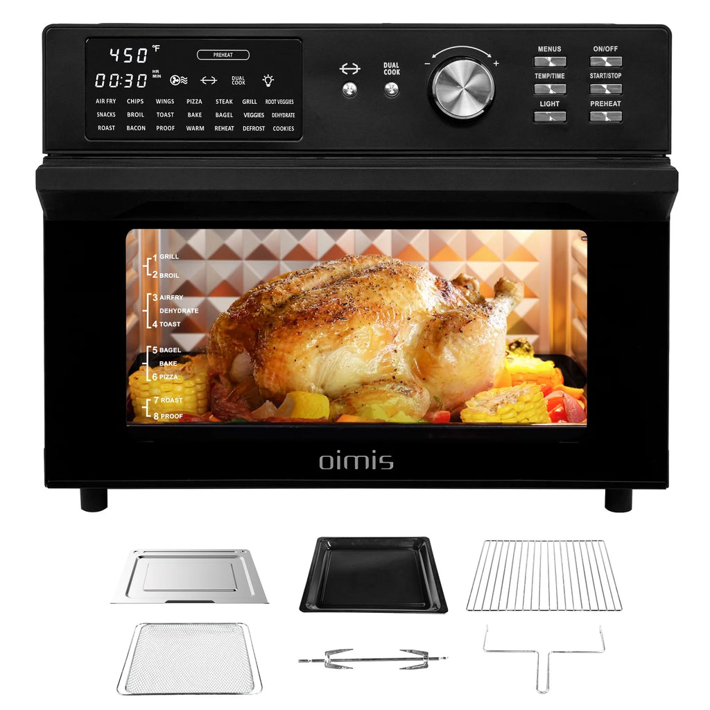 32QT 21 in 1 Air Fryer Toaster Oven Stainless Steel S56675
