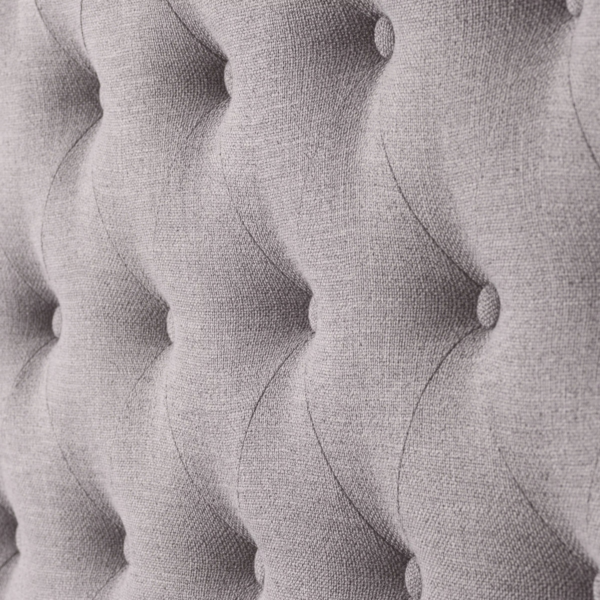 Tufted Fabric Wing Bed King O80731