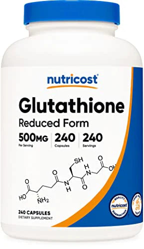 Glutathione Capsules 500mg, 240 Capsules S7046
