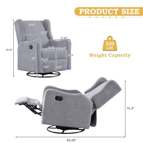 Swivel Rocking Recliner Chair G95998