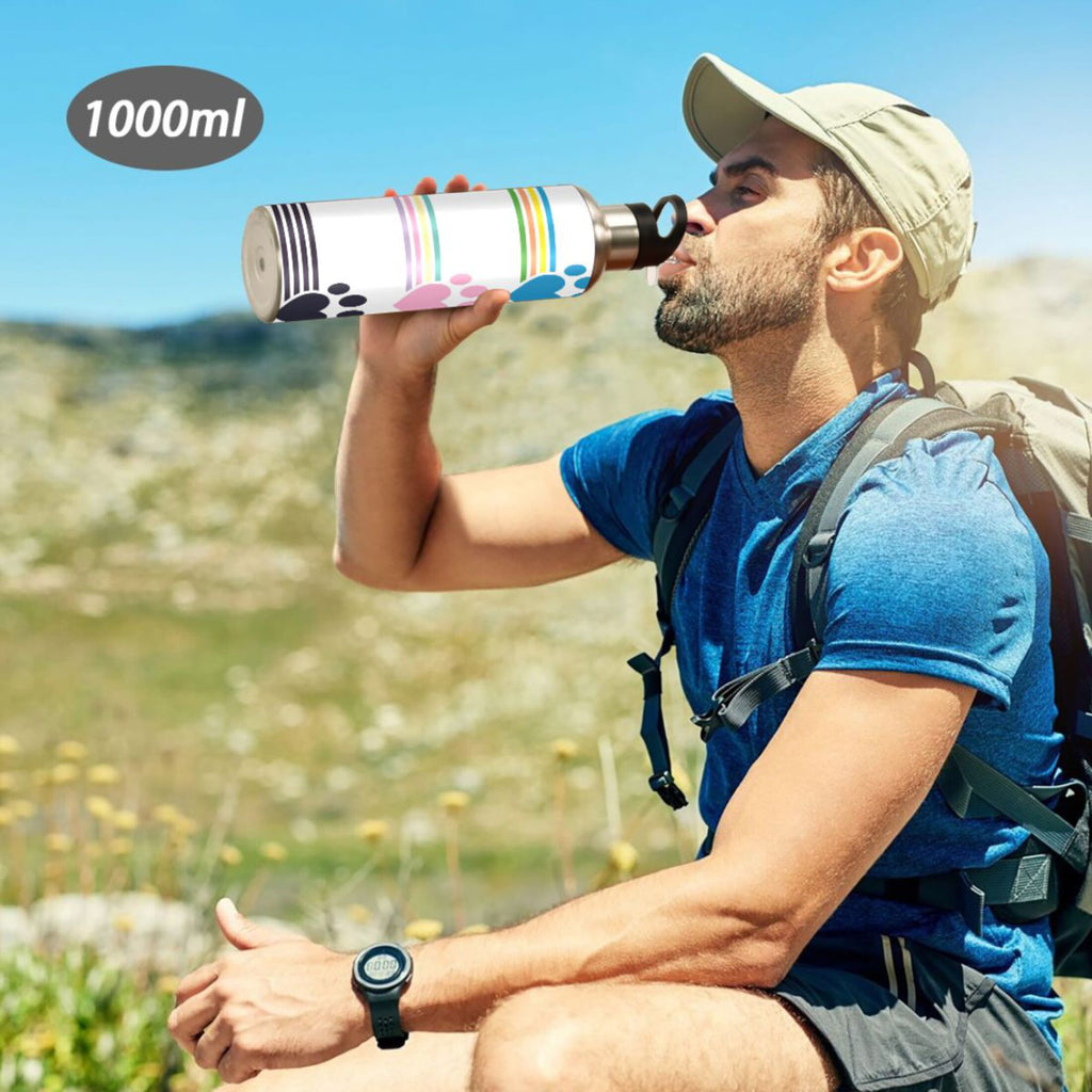 Stainless Steel Water Bottle with Straw Lid 20 OZ J6420