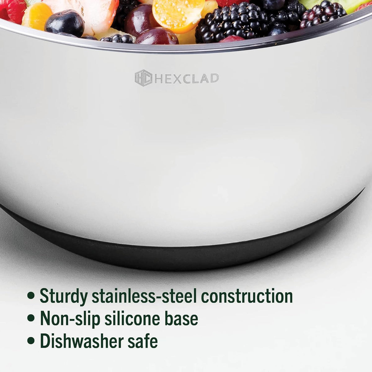 3-Piece Stainless Steel Mixing Bowl Set with Lids S840494