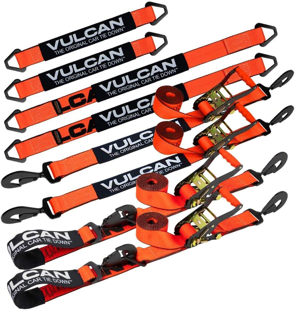 Axle Tie Down Kit with 22 Axle Straps, 36 Axle Straps, 96 Snap Hook Ratchet Straps and 112 Axle Tie Down Combination Straps U58548
