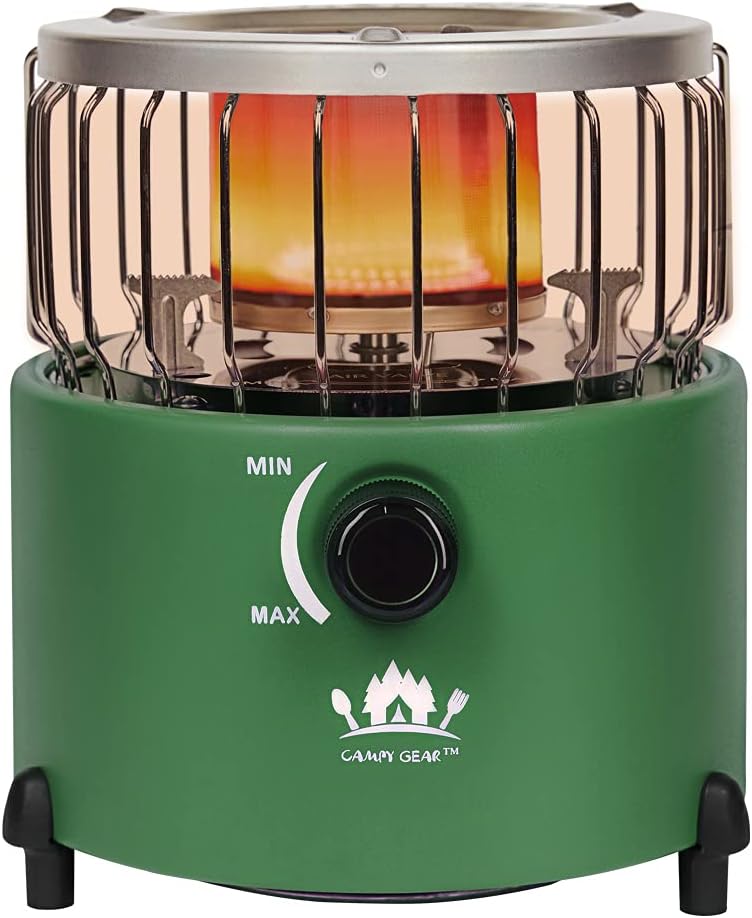 Orange 2 in 1 Portable Propane Heater & Stove J14437