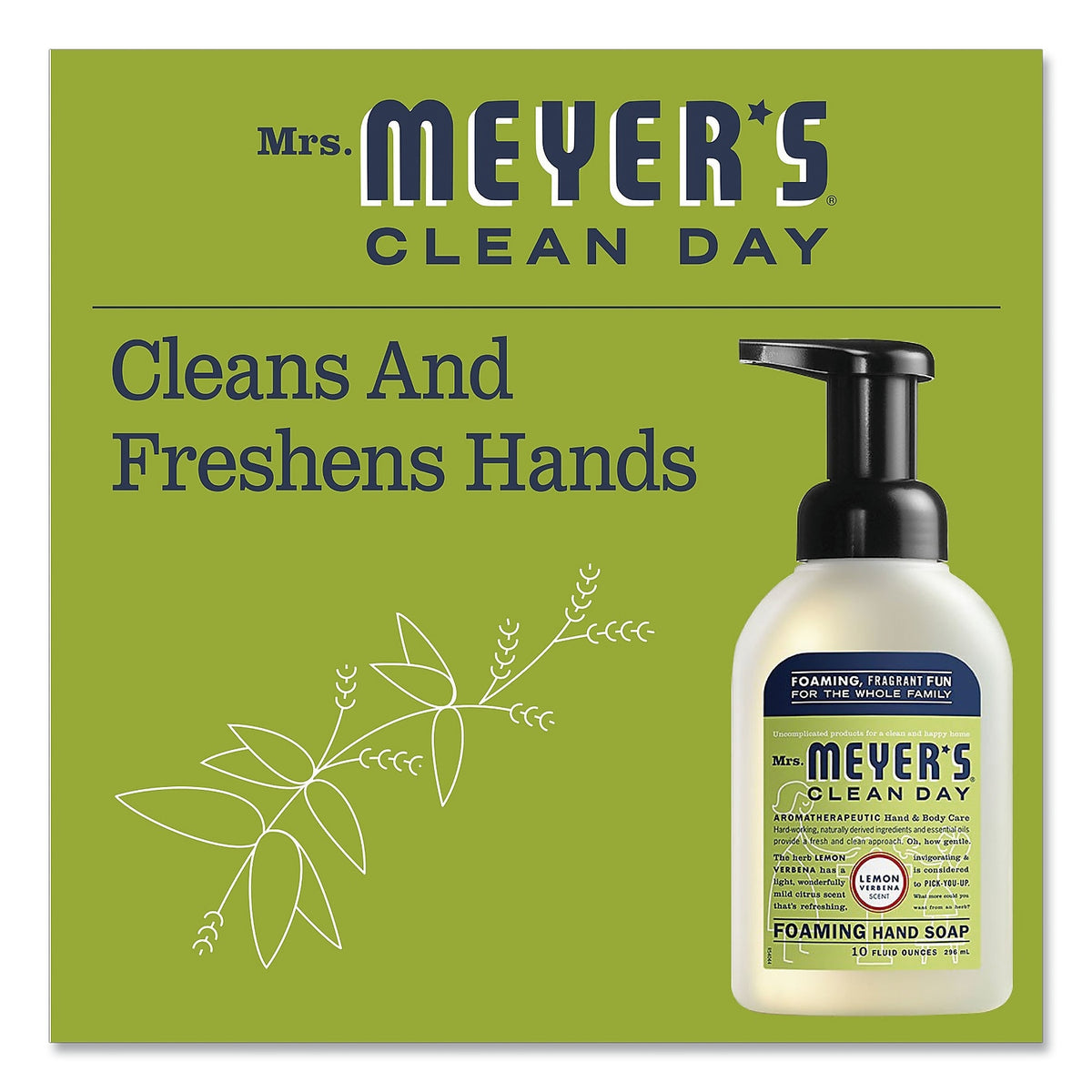 Foaming Hand Soap, Lemon Verbena, 10 fl oz N80234