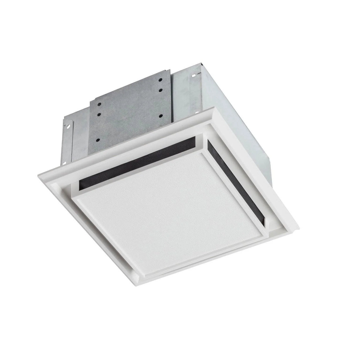 White Plastic-Grille Bathroom Ventilation Fan with Charcoal Filter M9805