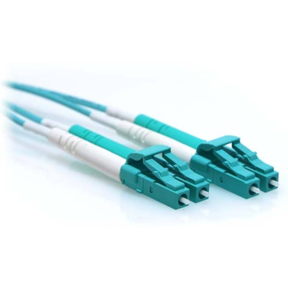 80m LC/LC Duplex Multimode OM4 Fiber Patch Cable Aqua I22565