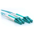 80m LC/LC Duplex Multimode OM4 Fiber Patch Cable Aqua I22565