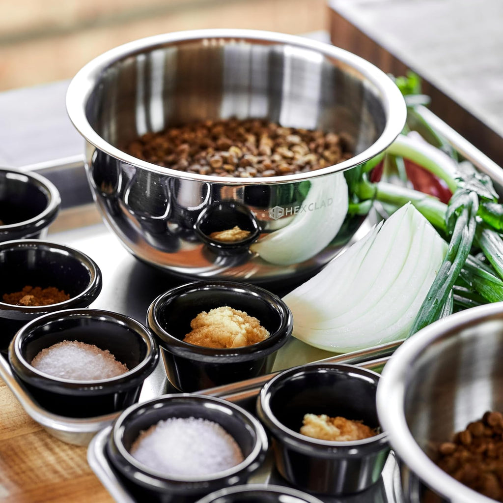 3-Piece Stainless Steel Mixing Bowl Set with Lids S840494