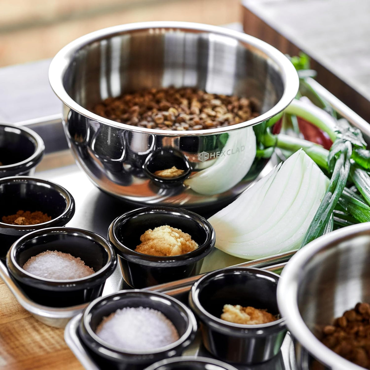 3-Piece Stainless Steel Mixing Bowl Set with Lids S840494