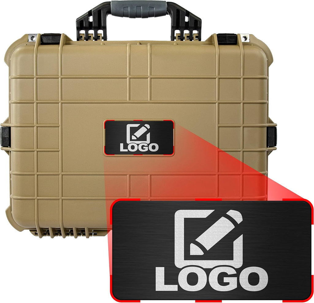 Yellow 20 Inch Waterproof Shockproof Camera Case with Foam T888