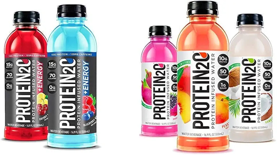Whey Protein Infused Water Plus Energy Variety Pack 16.9 oz Bottle P93679