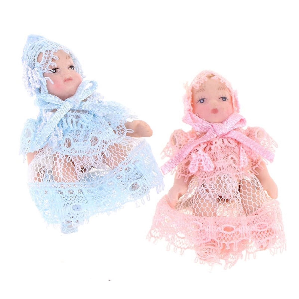 1:12 Dollhouse Miniature Baby Doll People Model Body Joints Moveable Doll R22357
