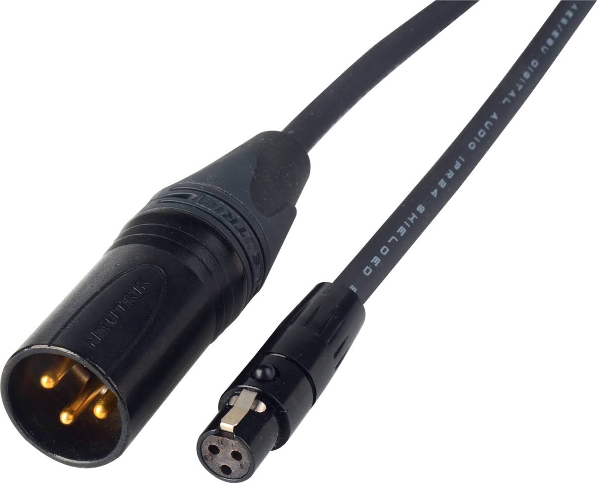 Audio Cable TA3F to 3-Pin XLR Male - 1 ft. Pair Q17811
