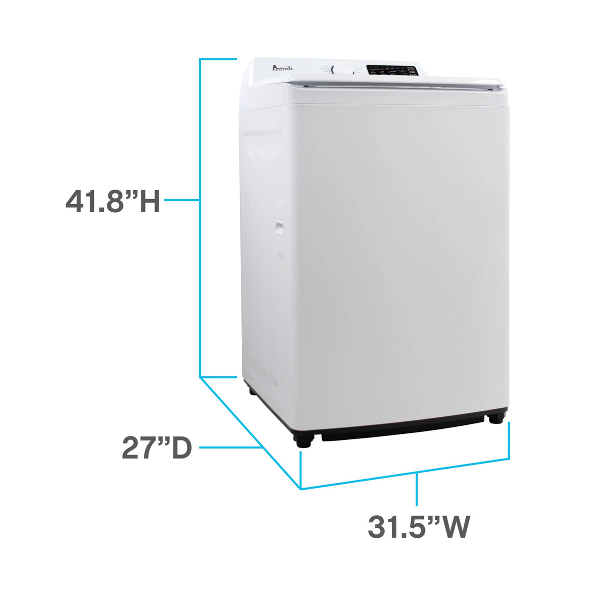 Top Load Washer 4.4 Cu. ft. White D1322