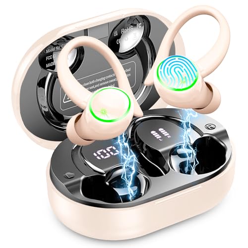 Wireless Bluetooth 5.4 Earbuds with ENC Noise Cancelling Mic, IP7 Waterproof X592