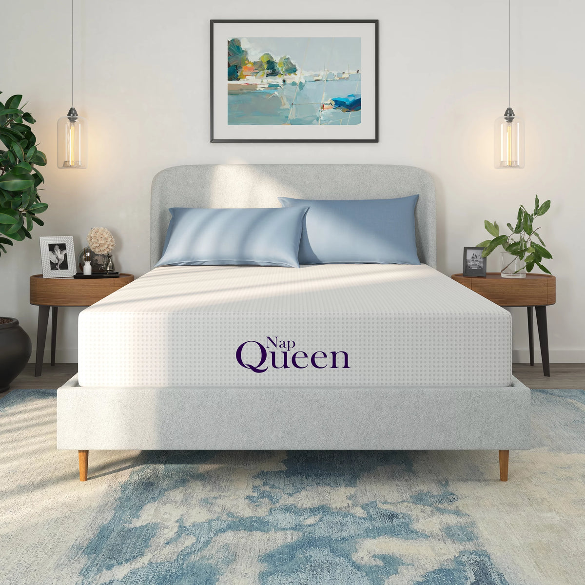 Twin 8" Charcoal Memory Foam Mattress A203