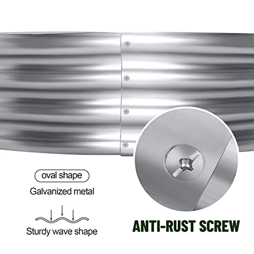 2Pcs Galvanized Raised Garden Bed Kit U8824