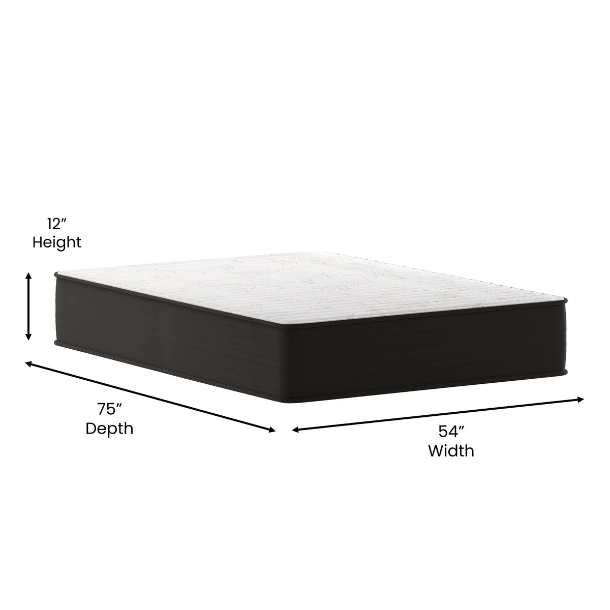 12” Foam & Pocket Spring Hybrid Mattress, Full R14770