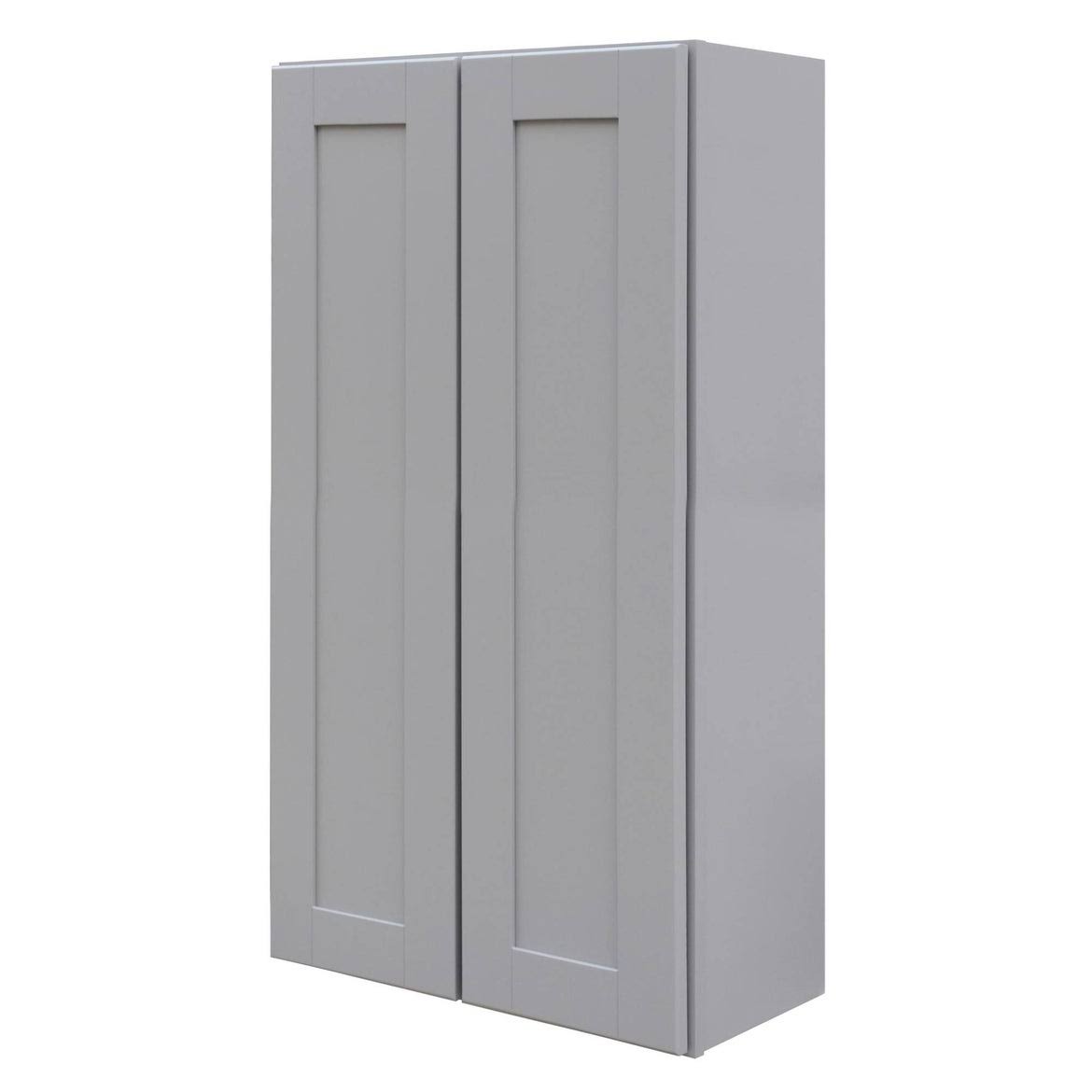 Double Door Wall Cabinet with Dove Gray D848