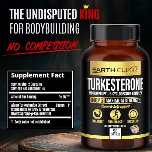 90 Capsules Turkesterone Supplement U637