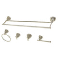 Polished Nickel 5 Piece Bathroom Accessory Set X6273
