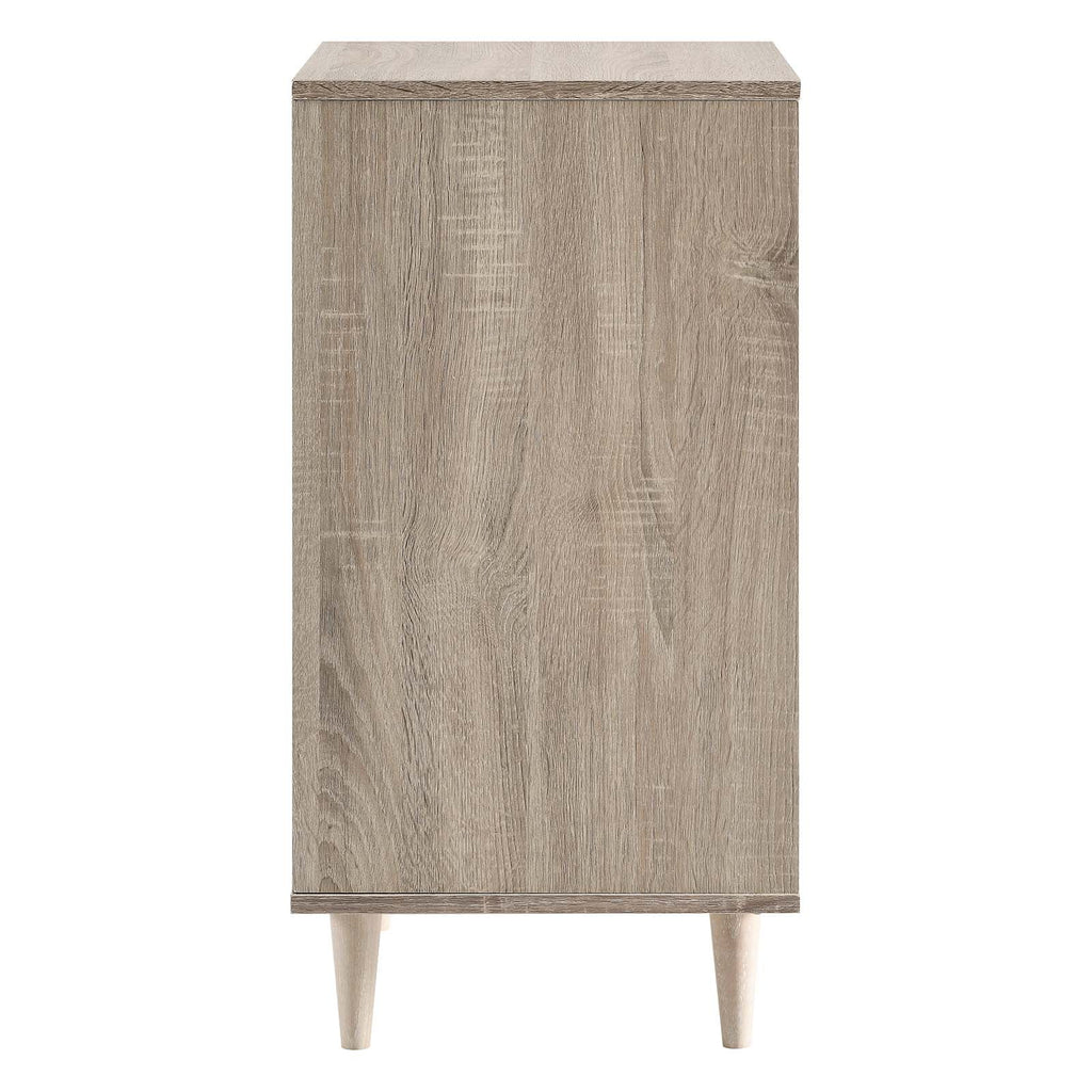 Oak White 3-Drawer Chest D6543