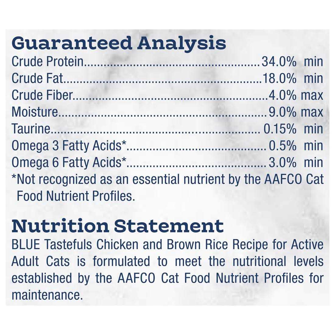 Blue Adult Dry Cat Food X78117