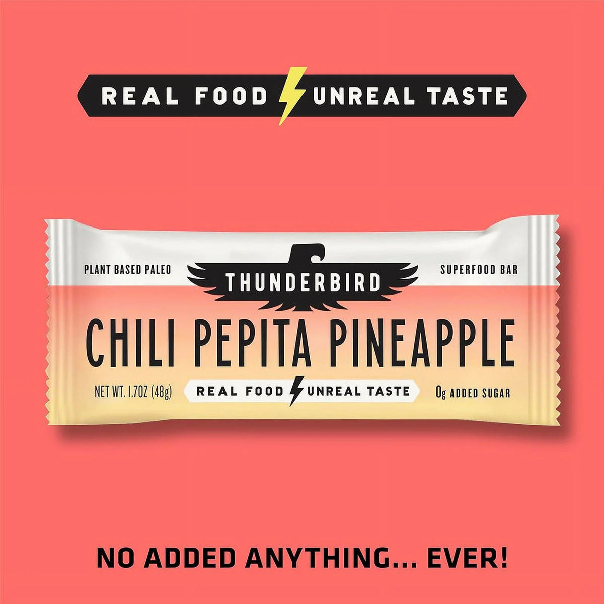 Chili Pepita Pineapple Plant Based Protein Fruit & Nut Nutrition Bars 12 Pack A46479