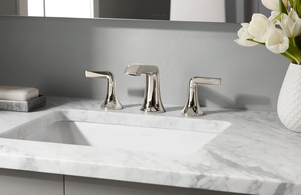 White Under-Mount Bathroom Sink T612