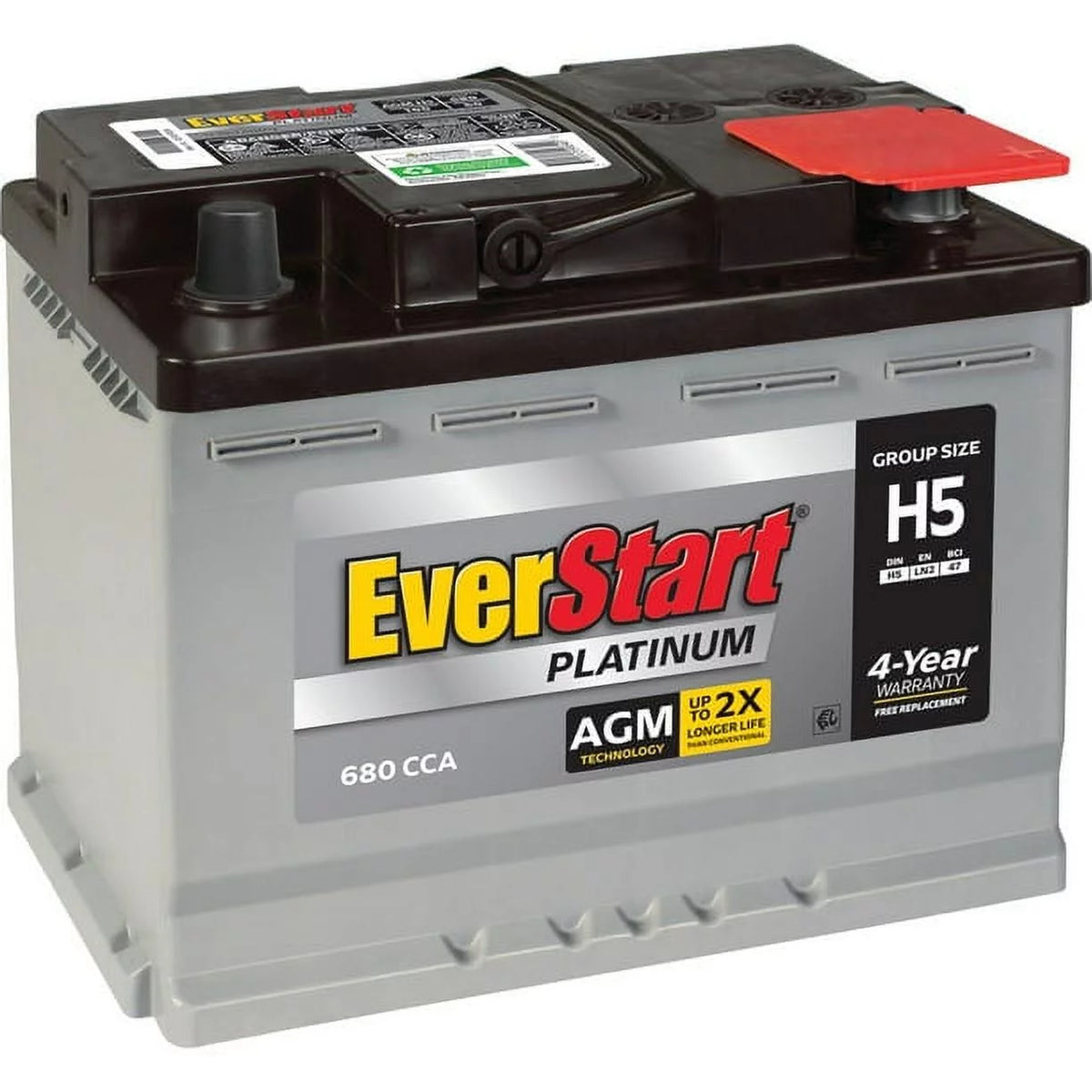 AGM Battery Group Size H5 12 Volts 640 CCA J963725